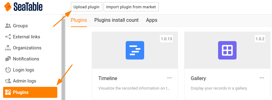 Upload Plugins manually